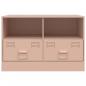 Preview: TV-Schrank Rosa 67x39x44 cm Stahl