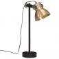 Preview: Schreibtischlampe 25 W Antik-Messing 15x15x55 cm E27