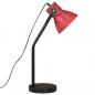 Preview: Schreibtischlampe 25 W Rot 17x17x60 cm E27