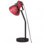 Preview: Schreibtischlampe 25 W Rot 17x17x60 cm E27