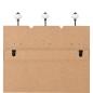 Preview: Wandgarderobe mit 6 Haken 120x40 cm HAPPY LOVE 