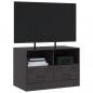 Preview: TV-Schrank Schwarz 67x39x44 cm Stahl