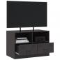 Preview: TV-Schrank Schwarz 67x39x44 cm Stahl