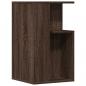 Preview: Beistelltisch Braun Eichen-Optik 35x35x60 cm Holzwerkstoff