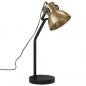 Preview: Schreibtischlampe 25 W Antik-Messing 17x17x60 cm E27