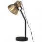 Preview: Schreibtischlampe 25 W Antik-Messing 17x17x60 cm E27