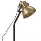 Preview: Schreibtischlampe 25 W Antik-Messing 17x17x60 cm E27