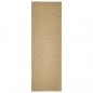 Preview: Teppich Natur Sisal 100x300 cm