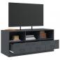 Preview: TV-Schrank Anthrazit 99x39x44 cm Stahl