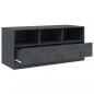 Preview: TV-Schrank Anthrazit 99x39x44 cm Stahl