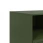 Preview: TV-Schrank Olivgrün 99x39x44 cm Stahl