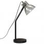 Preview: Schreibtischlampe 25 W Vintage-Silber 17x17x60 cm E27