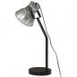 Preview: Schreibtischlampe 25 W Vintage-Silber 17x17x60 cm E27