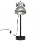 Preview: Schreibtischlampe 25 W Vintage-Silber 15x15x55 cm E27