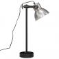 Preview: Schreibtischlampe 25 W Vintage-Silber 15x15x55 cm E27