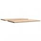 Preview: Tischplatten 2 Stk. 90x45x2,5 cm Rechteckig Massivholz Kiefer