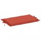 Preview: Sonnenliegen-Auflage Melange Rot 186x58x3 cm Stoff