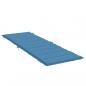 Preview: Sonnenliegen-Auflage Melange Blau 186x58x3 cm Stoff