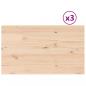 Preview: Tischplatten 3 Stk. 80x47x1,7 cm Rechteckig Massivholz Kiefer