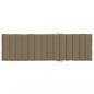 Preview: Sonnenliegen-Auflage Melange Taupe 200x50x4 cm Stoff