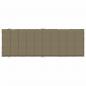 Preview: Sonnenliegen-Auflage Melange Taupe 186x58x3 cm Stoff