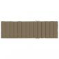 Preview: Sonnenliegen-Auflage Melange Taupe 200x60x4 cm Stoff