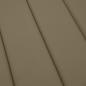 Preview: Sonnenliegen-Auflage Melange Taupe 200x60x4 cm Stoff