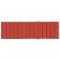 Preview: Sonnenliegen-Auflage Melange Rot 200x60x4 cm Stoff