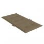 Preview: Niedriglehner-Auflagen 6 Stk. Melange Taupe 100x50x4 cm Stoff