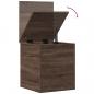 Preview: Truhe Braun Eiche-Optik 40x42x46 cm Holzwerkstoff