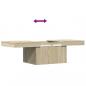 Preview: Couchtisch Sonoma-Eiche 100x55x40 cm Holzwerkstoff