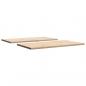 Preview: Tischplatten 2 Stk. 70x35x1,7 cm Rechteckig Massivholz Kiefer