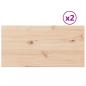 Preview: ARDEBO.de - Tischplatten 2 Stk. 70x35x2,5 cm Rechteckig Massivholz Kiefer