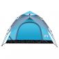 Preview: Kuppel-Campingzelt 3 Personen Blau Quick Release