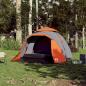 Preview: Kuppel-Campingzelt 3 Personen Grau und Orange Quick Release