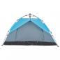 Preview: Kuppel-Campingzelt 2 Personen Blau Quick Release