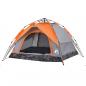 Preview: Kuppel-Campingzelt 3 Personen Grau und Orange Quick Release