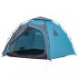 Preview: Kuppel-Campingzelt 4 Personen Blau Quick Release