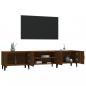 Preview: TV-Schrank Braun Eichen-Optik 180x31,5x40 cm Holzwerkstoff