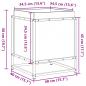 Preview: Pflanzkübel 40x40x50 cm Kiefernholz Imprägniert