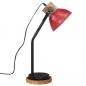 Preview: Schreibtischlampe 25 W Rot 18x18x60 cm E27