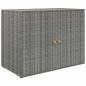 Preview: Gartenschrank Grau 100x55,5x80 cm Poly Rattan