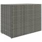 Preview: Gartenschrank Grau 100x55,5x80 cm Poly Rattan