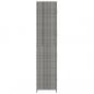 Preview: Gartenschrank Grau 59x40x180 cm Poly Rattan