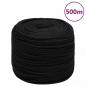 Preview: ARDEBO.de - Arbeitsseil Schwarz 8 mm 500 m Polyester