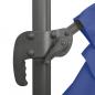 Preview: Ampelschirm mit Aluminium-Mast Azurblau 400x300 cm