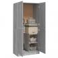 Preview: Kleiderschrank Grau Sonoma 82,5x51,5x180 cm Holzwerkstoff