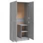 Preview: Kleiderschrank Grau Sonoma 82,5x51,5x180 cm Holzwerkstoff