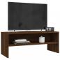 Preview: TV-Schrank Braun Eichen-Optik 100x40x40 cm Holzwerkstoff