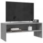 Preview: TV-Schrank Grau Sonoma 100x40x40 cm Holzwerkstoff